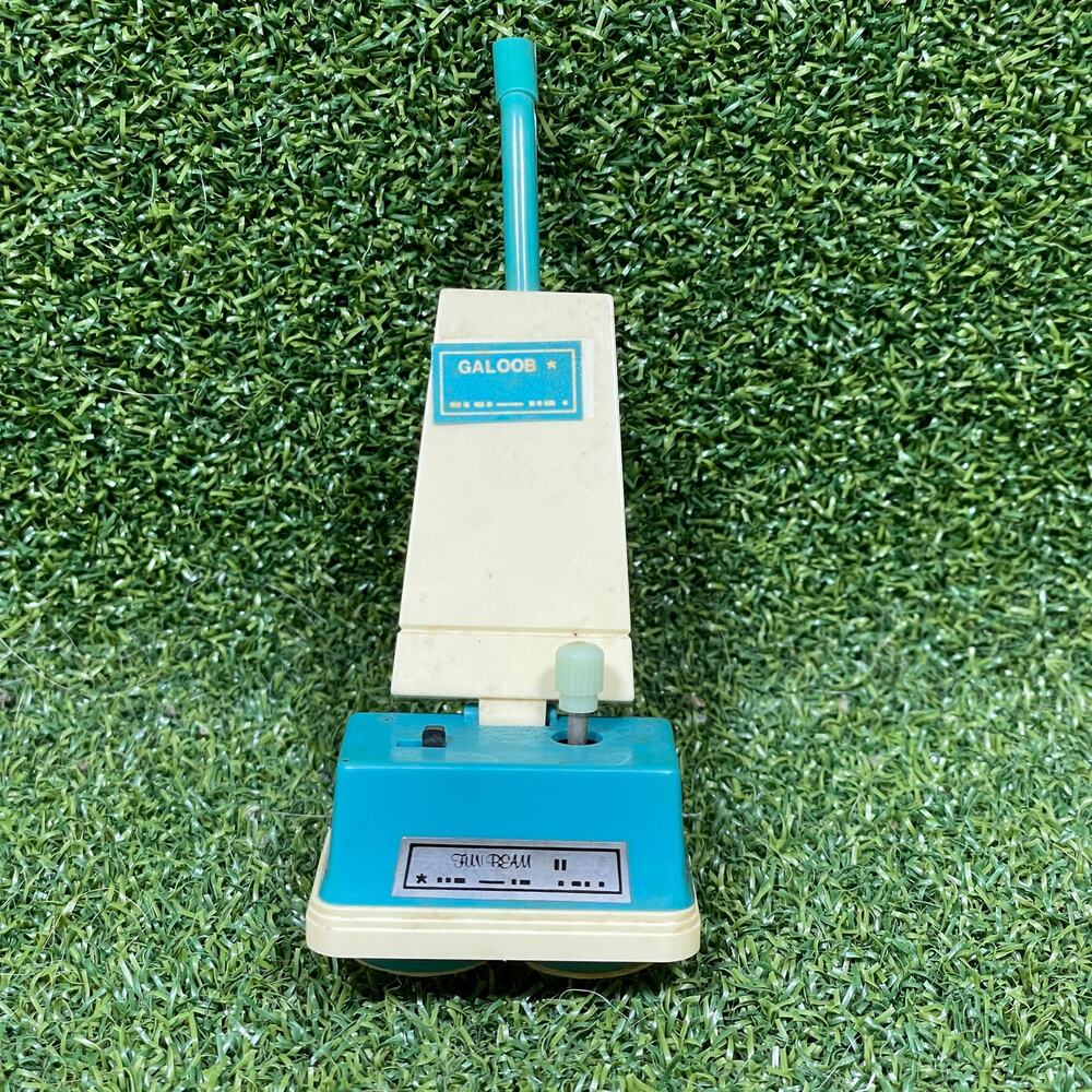 Vintage Galoob Gee Whiz Miniature Wind-Up Toy Floor Polisher Scrubber Dollhouse